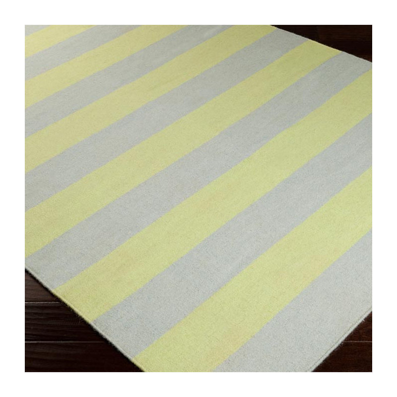 Collins Flatweave Wool Striped Indoor Rug, Rectangle 8' x 11'