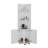Freestanding Cabinet Kairatu, One Drawer, White Finish