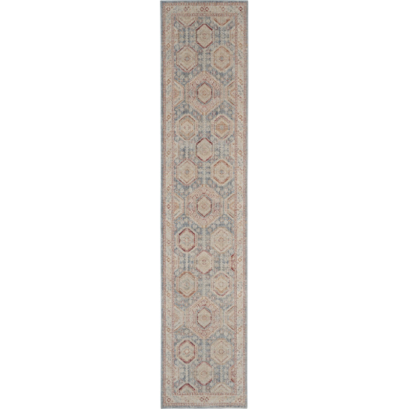 Silvian Oriental Indoor Rug, Runner 2'7" x 12'