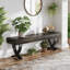 Banc de 55 pouces pour vestibule, banc de bout industriel-341507183