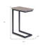 Table de bout en métal 24 po beige