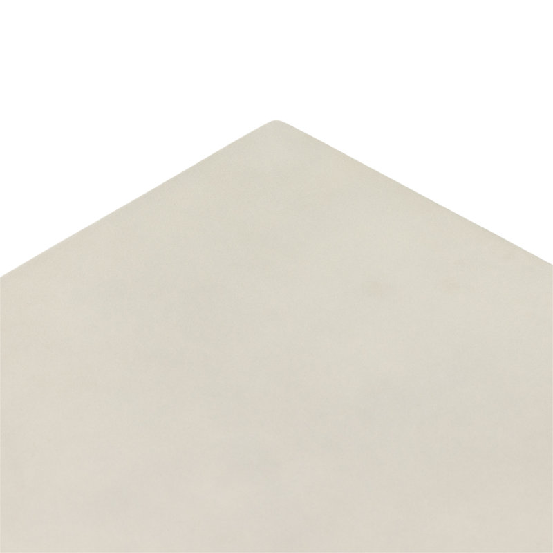 Table d’appoint en pierre/béton Almanza, Blanc