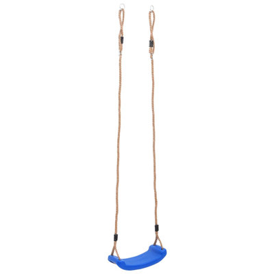 Freeport Park Nottingham Steel 38cm Blue Belt Swing Sitz mit Aufhängungen und Ketten