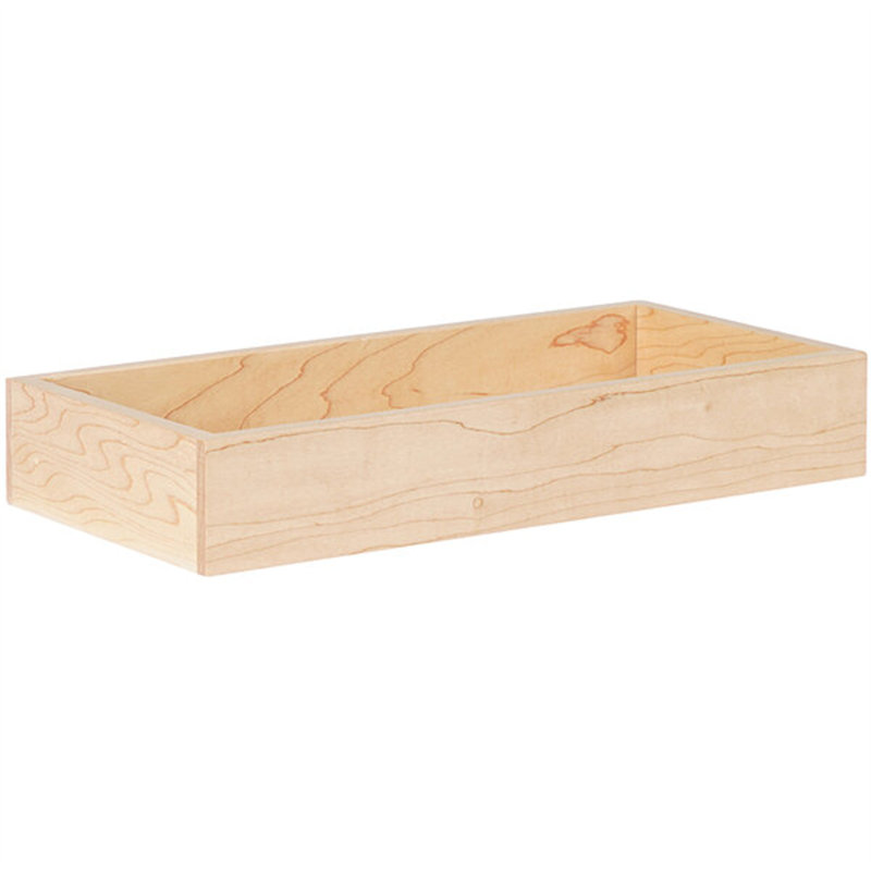Phillip Blonde Maple Wood Merchandiser Box 0ADA764B54C943B1AC721FE6A473248E, Gold, 1.9" H x 8.55" W x 5.7" D