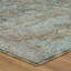 Tapis bleu à motif floral en cachemire Wallburg-857529592
