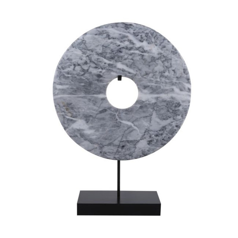 Abstract Figurines & Sculptures, 11.4" H x 7.8" x 4" D, Gray