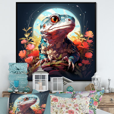 Salamandre reptile Portrait II - Reptile / Amphibien, art mural