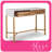 Jupiter Midecentury Console Table with 2-Drawers
