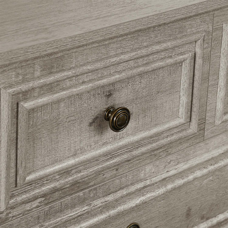 Modern 5-Drawer Cabinet for Bedroom, Ancient Oak