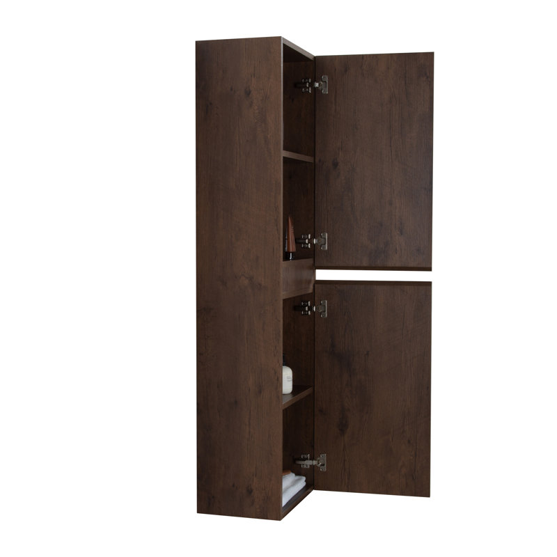  Armoire de salle de bain Angela, Chêne gris
