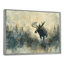 Gratianna Moose In The Mist Of Canada I - Moose, art mural