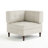 Tufted Corduroy Modular Armchair-1285028547
