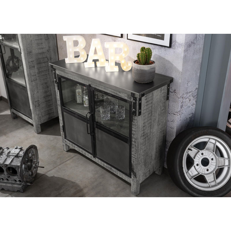 Heavy Industry 100cm Sideboard, Grey