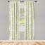 Paire de rideaux semi-transparents avec passe-tringle Daisy-45986693