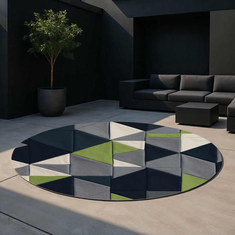 Tapis intérieur et extérieur Celestial Rays, Rectangle 4pi x 6 pi