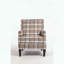 Upholstered Accent Chair – Linen Fabric & Nailhead Trim
