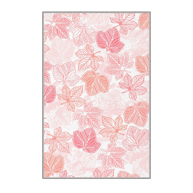 Stylish Hall Carpet, 2.6 x 6.6 Feet, 1% Polyester, .3 in Pile Height | Antibacterial, Non-Slip PVC Felt Dot Underside | 3D Digital Print, Machine Washable, Ideal for Entryway & Living Spaces