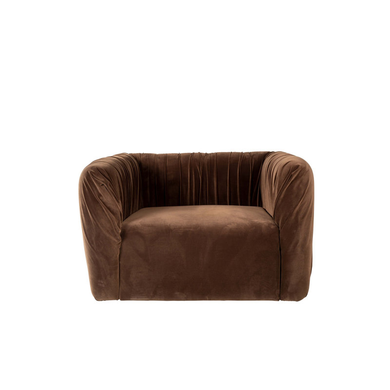 Bina Velvet Swivel Wingback Chair