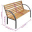 Angrand Outdoor Bench-1588668163