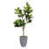 79.1'' Faux Fiddle Leaf Fig Tree in Planter