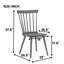 De 2 chaises d'appoint rustiques en bois massif pour la cuisine et la salle à manger avec une durabilité à long terme Espaces de vie Design intemporel-795844723