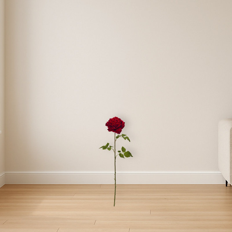 Elegant Red Giant Rose Artificial Flower