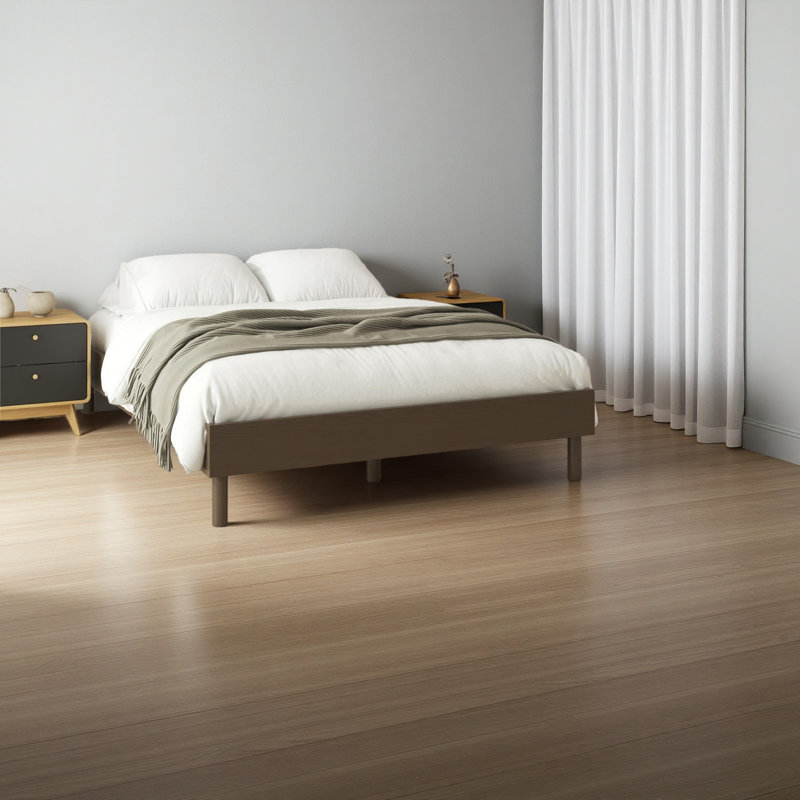 Tool-Less Wood Platform Bed