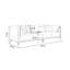 Canapé modulaire en polyester-118002185