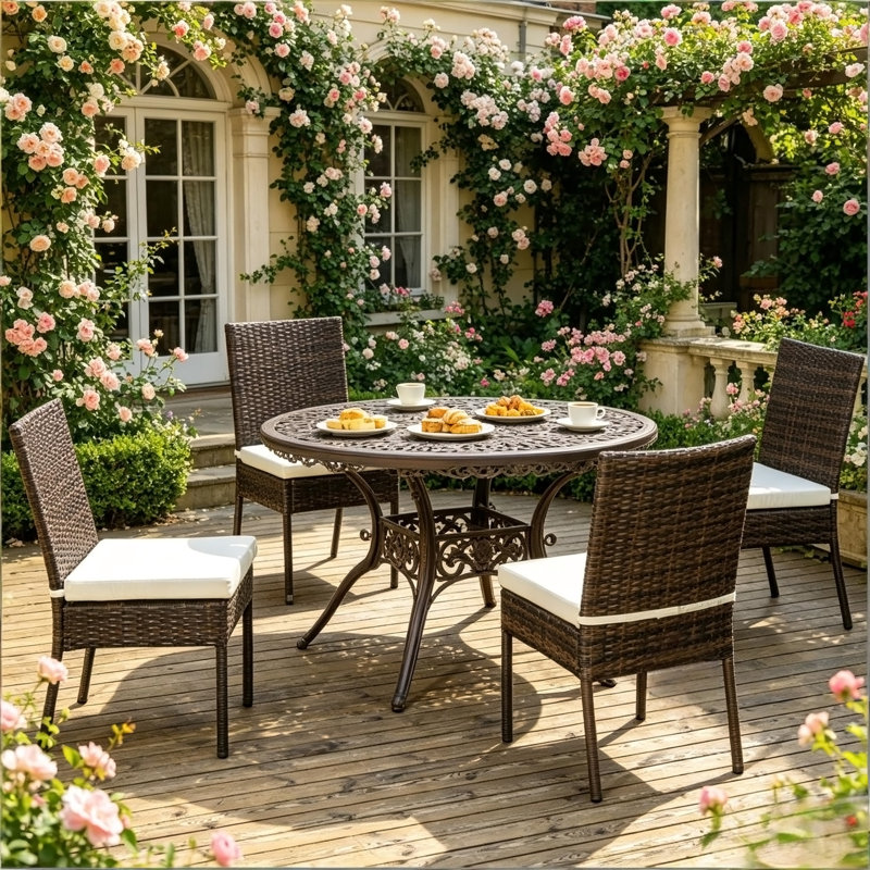 Chaises de cuisine d'extérieur
