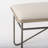 Carci Polyester Upholstered Bench