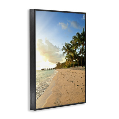 Sandy Footprints Shore, estampe numérique par Susan Bryant