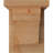 6"W x 8"D x 8"H Yorktown Rough Sawn Corbel w/Backplate, Douglas Fir-32533053-32533356-32533395