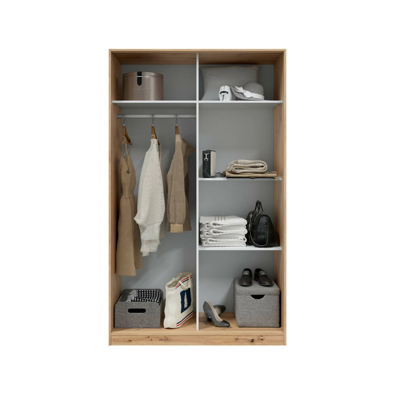 2 Door Manifactured Wood Wardrobe