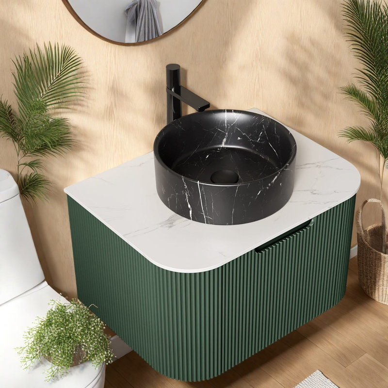 Meuble-lavabo moderne (avec meuble-lavabo et lavabo) avec rangement