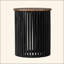 Table d'appoint en bois massif d'acacia, design moderne fabriqué à la main avec plateau en placage durable