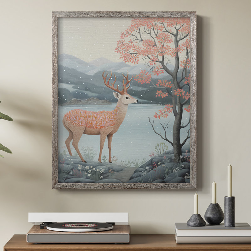 ANIMALS Series CDLXVII Framed Print - Solid Wood, 15" H x 12" W