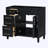 Freestanding Bathroom Storage Cabinet with 2 Drawers and a Tip-out Drawer