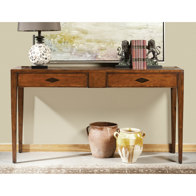 Italian 58'' W Solid Wood Console Table
