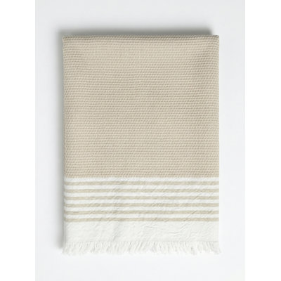 Serviette turque en coton beige New England