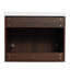 Meuble-lavabo à fermeture en douceur 48 po avec lavabo, deux petites tablettes de rangement, armoire combinée 24 po et 12 po (KD-Packing)