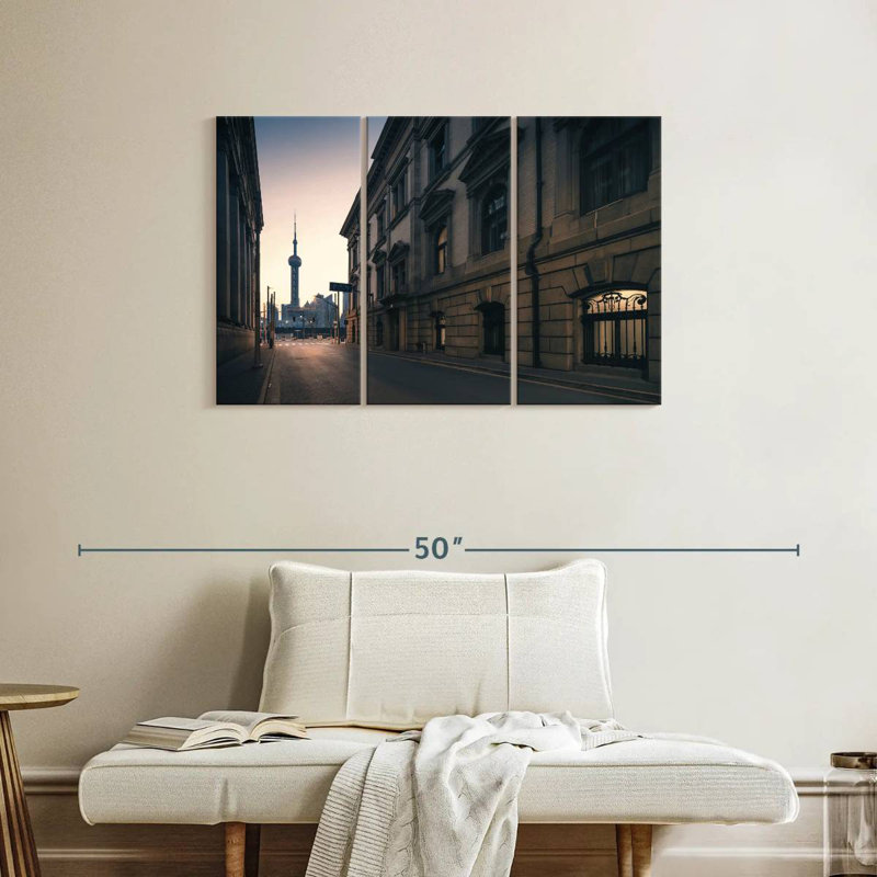 Rue de Changhaï, H 24 po x l 38 po