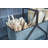 Troxelville Galvanized Metal Storage Bucket on Stand with Handle and Distressed Finish
