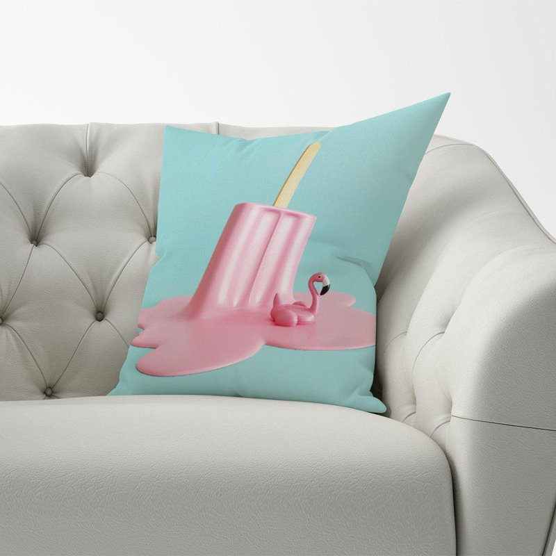Lolas Ice Cream Square Throw Cushion