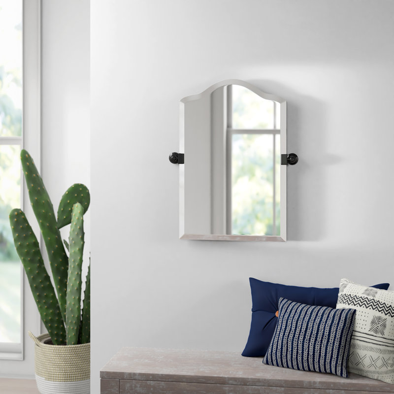 Volmer Flat Wall Mirror, 30" H x 20" W