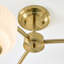 Eleta Glass Semi Flush Mount