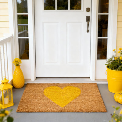 Tapis d'extérieur antidérapant Grandwood Heart