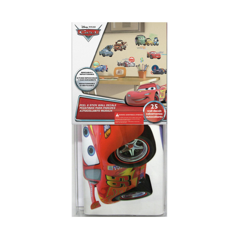 Ensemble d'adhésif décoratif 25 pièces Zadie Car, H 5,5 po x l 12,5 po