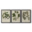 Lin et feuilles I - Toile tendue avec châssis sur mesure - 3 pièces-117239844-117239846