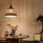 1-Light Pendant Lights Bamboo Dome-2040299686