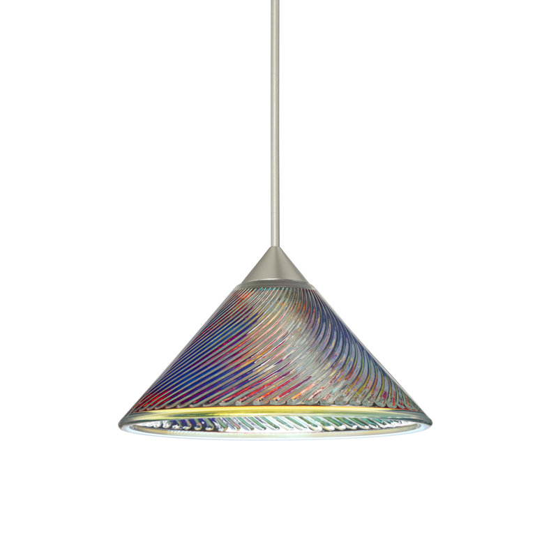 Rodrigues 1 - Light Single Pendant, LED, Satin Nickel